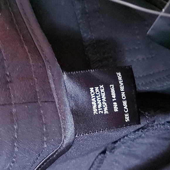 NWT Torrid Studio Standard Millennium Stretch Straight Leg Pants Black Size 12 - Picture 10 of 10